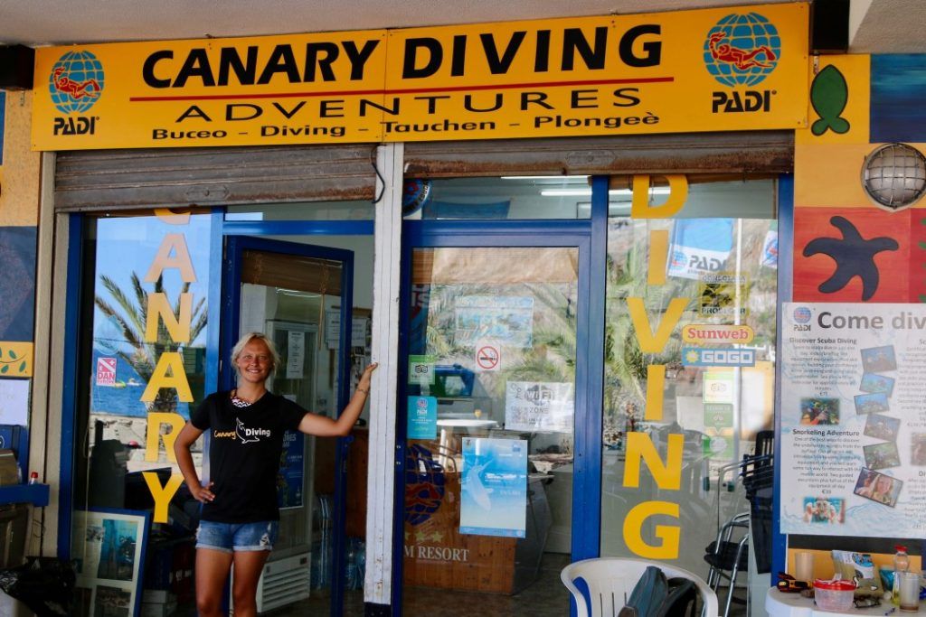Die Basis von Canary Diving Adventures in Taurito. Foto: Sascha Tegtmeyer
