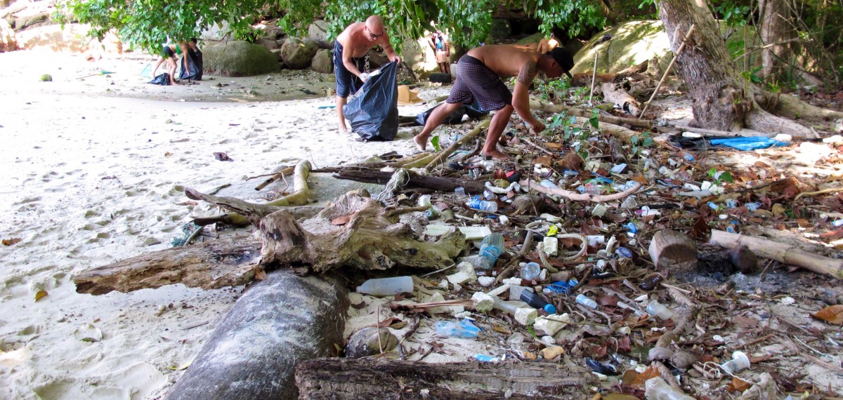 Koh Lipe: Die Organisation Trash Hero kämpft gegen das Müllproblem. Foto: Trash Hero
