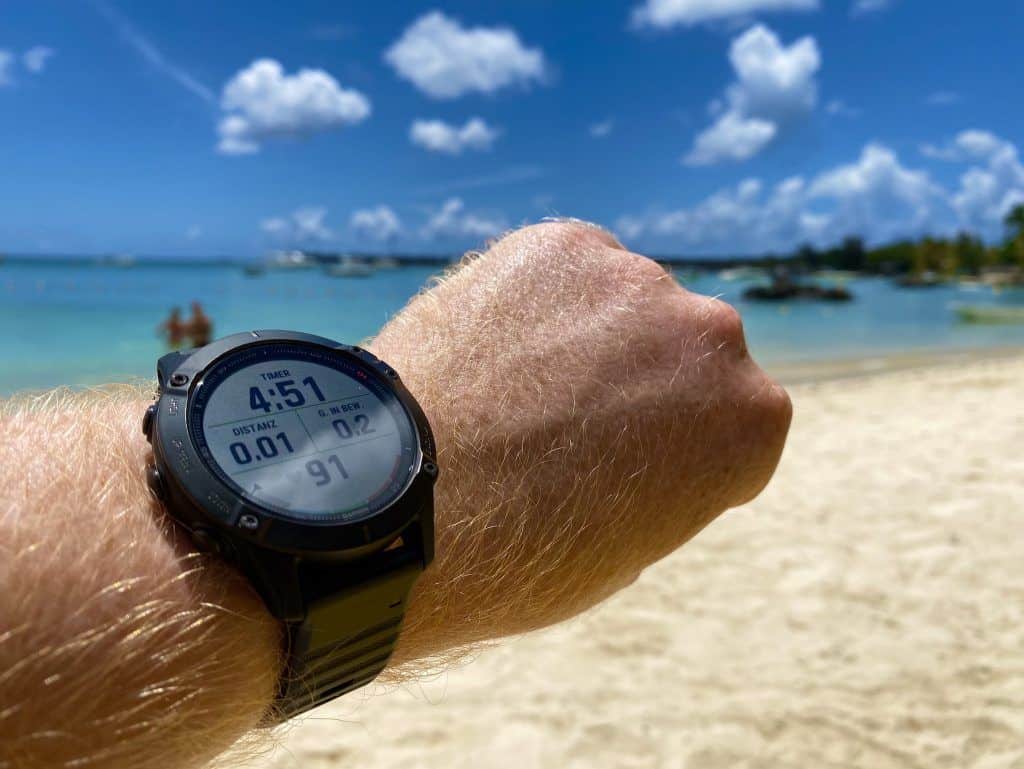Mit der Garmin Fenix 6 Pro am Handgelenk habe ich Mauritius erkundet. Fazit: Die ideale Smartwatch für Outdoor-Fans. Foto: Sascha Tegtmeyer
