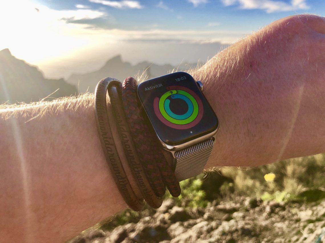 Wir haben die Apple Watch beim Wandern ausprobiert: eignet sich die Smartwatch bei allen Outdoor-Einsätzen? Foto: Sascha Tegtmeyer