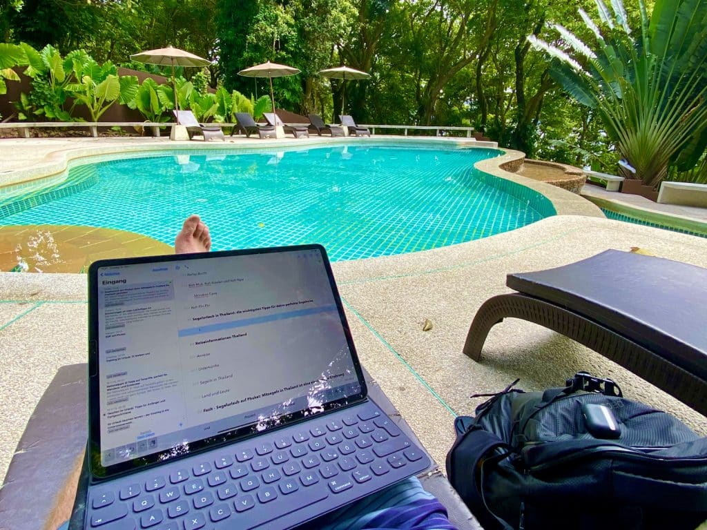 Wir haben das iPad Pro auf Reisen im Test ausprobiert und uns gefragt: Ersetzt das Tablet im Urlaub einen Laptop? Foto: Sascha Tegtmeyer