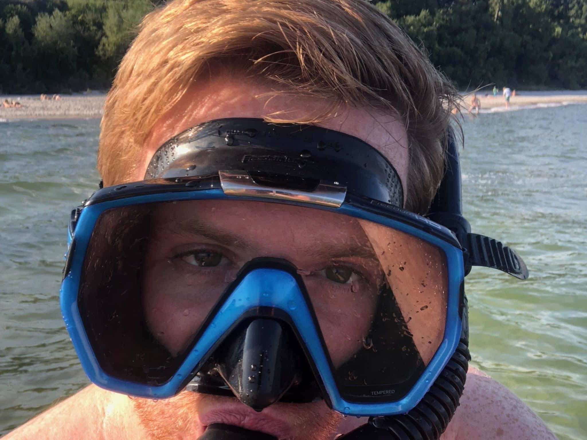 Sascha Tegtmeyer von Just Wanderlust ist im Sommer mehrmals pro Woche im Wasser. Foto: Selbstporträt
