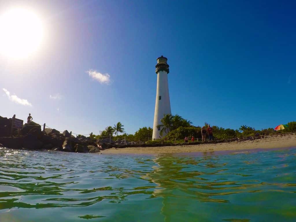 Key Biscayne mit dem ikonischen Leuchtturm ist eine der wichtigsten Sehenswürdigkeiten von Miami. Reisebericht Miami Tipps & Erfahrungen